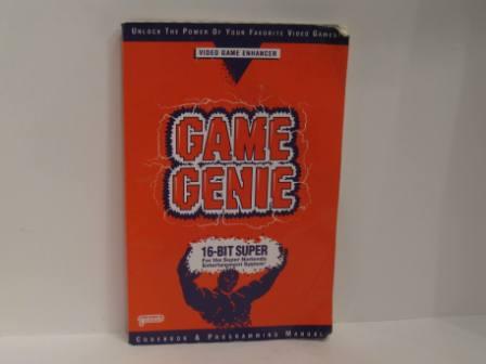Game Genie Video Game Enhancer 16-Bit Super - SNES Manual